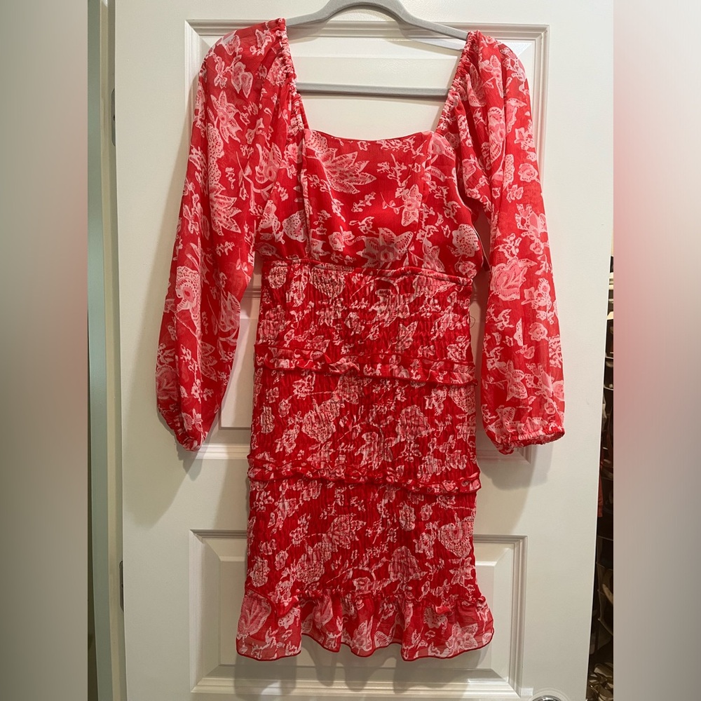 Pink Floral Dress